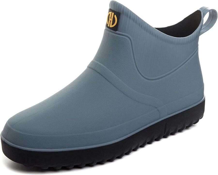 Korte Waterdichte Heren Regenlaarzen Enkellaars Stadslaarzen voor Tuin en Buiten