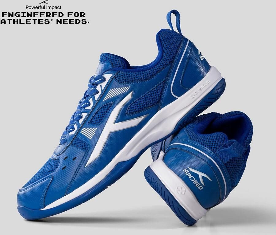 Krachtige Heren Badmintonschoenen met Superieure Grip en Demping