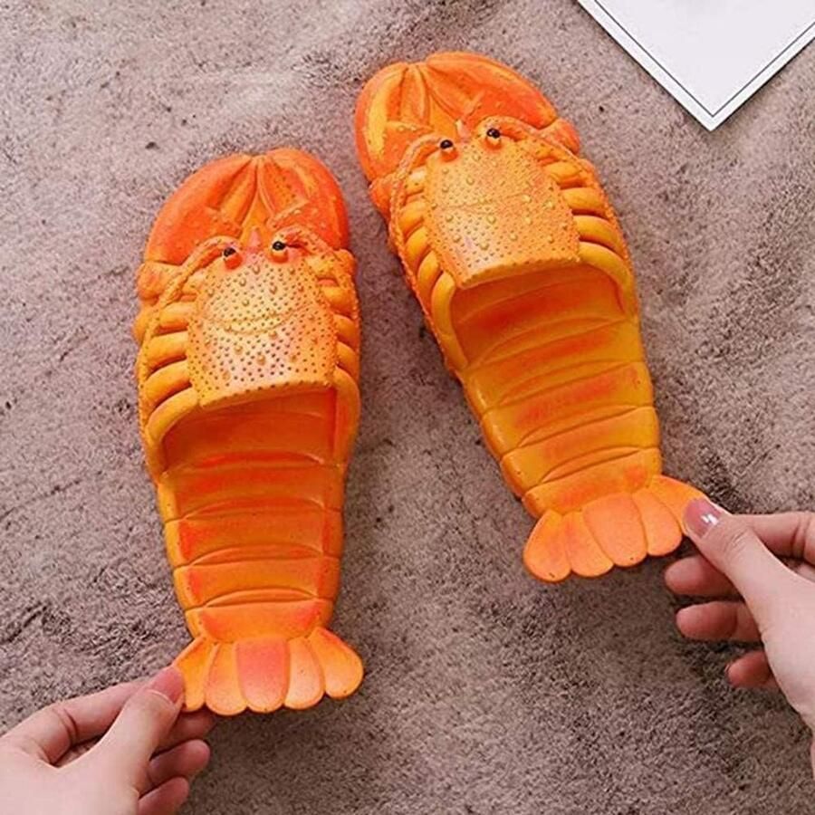 Kreeft Flip Flops Kids Slippers Zomer Grappig Dier Schattig Strand Schoenen Zacht Creatief Douche Sandalen nen Casual Waterdicht
