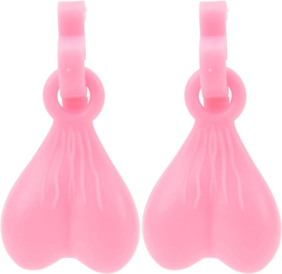 Krokusnoten Gladde Oppervlakte Lichtgevende Roze Schoenklem Schoenbedel Flip Flops Sandalen