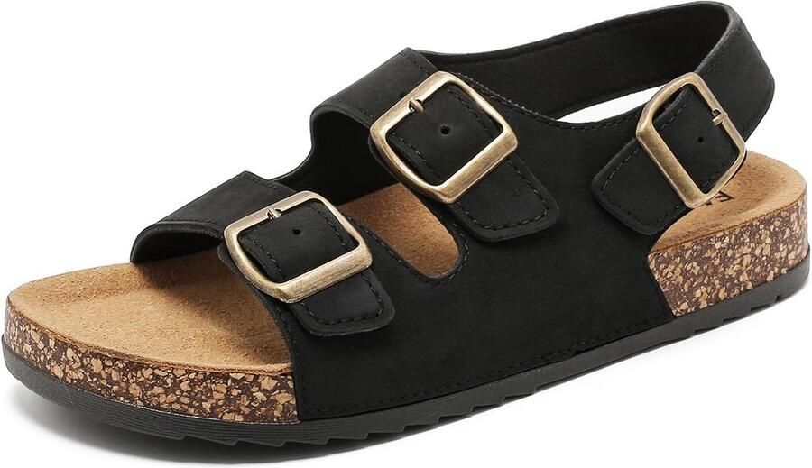 Kurkzolen Sandalen voor en nen Verstelbare Gesp Zomer Anti-slip Slippers