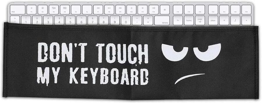 Kwmobile hoes voor Apple Magic Keyboard met numeriek toetsenbord Beschermhoes voor toetsenbord Keyboard cover Don't Touch my Keyboard