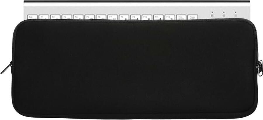 Kwmobile toetsenbord hoes compatibel met iClever GK03 Wireless hoesje Neopreen keyboard beschermhoes Keyboards cover in zwart