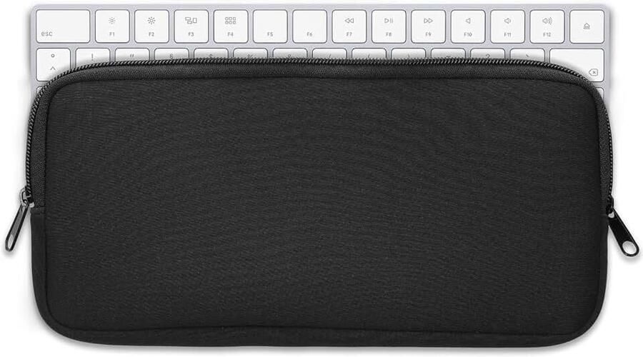 Kwmobile toetsenbord hoes compatibel met Logitech K380 hoesje Neopreen keyboard beschermhoes Keyboards cover in zwart
