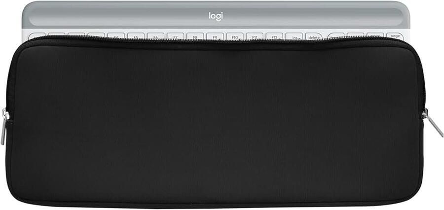 Kwmobile toetsenbord hoes compatibel met Logitech MK470 hoesje Neopreen keyboard beschermhoes Keyboards cover in zwart