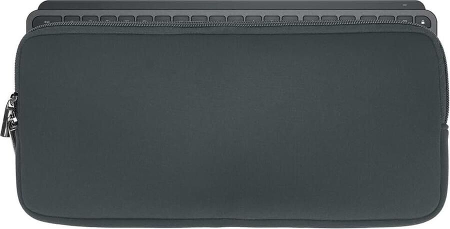 Kwmobile toetsenbord hoes compatibel met Logitech Mx Keys Mini Wireless hoesje Neopreen keyboard beschermhoes Keyboards cover in grijs