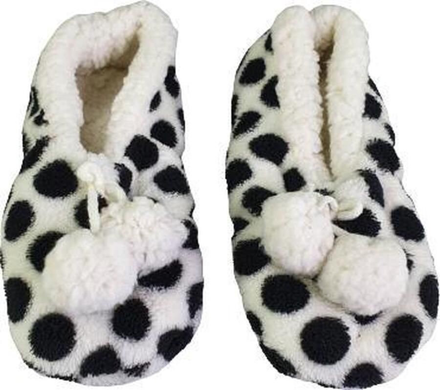 Laag Model Pantoffel Balletjes Wit 33 Pantoffels Dames – Pantoffels meisjes Warme pantoffels – Sloffen dames – Sloffen meisjes – Winter Kerst cadeau – Kerstcadeau – Kerst – Sinterklaas – Cadeau Mode – Warm Cozy