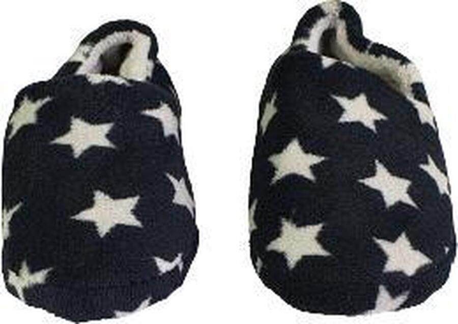 Laag Model Pantoffel Sterren Zwart 32 Pantoffels unisex Warme pantoffels – Sloffen – Winter Kerst cadeau – Kerstcadeau – Kerst – Sinterklaas – Cadeau Mode – Warm Cozy - Foto 2
