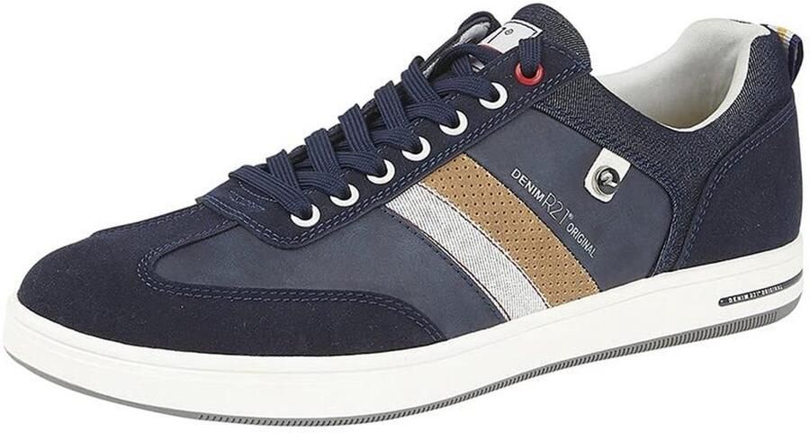 Laag-Top Sneakers voor Heren Casual Trainers in Navy