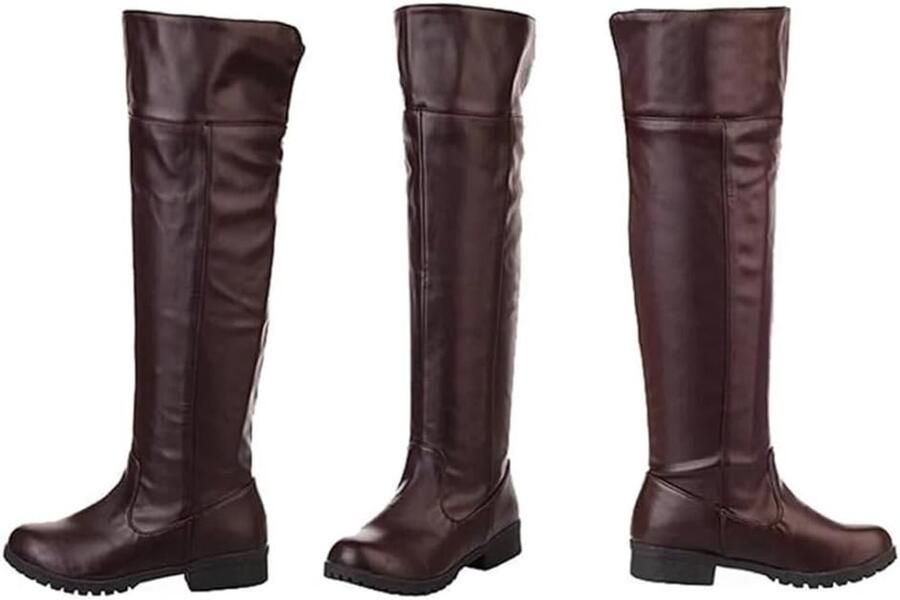 Laarzen anime cosplay laarzen kniehoge rijlaarzen gigant cosplay schoenen lange laarzen leren laarzen Halloween carnaval kostuum