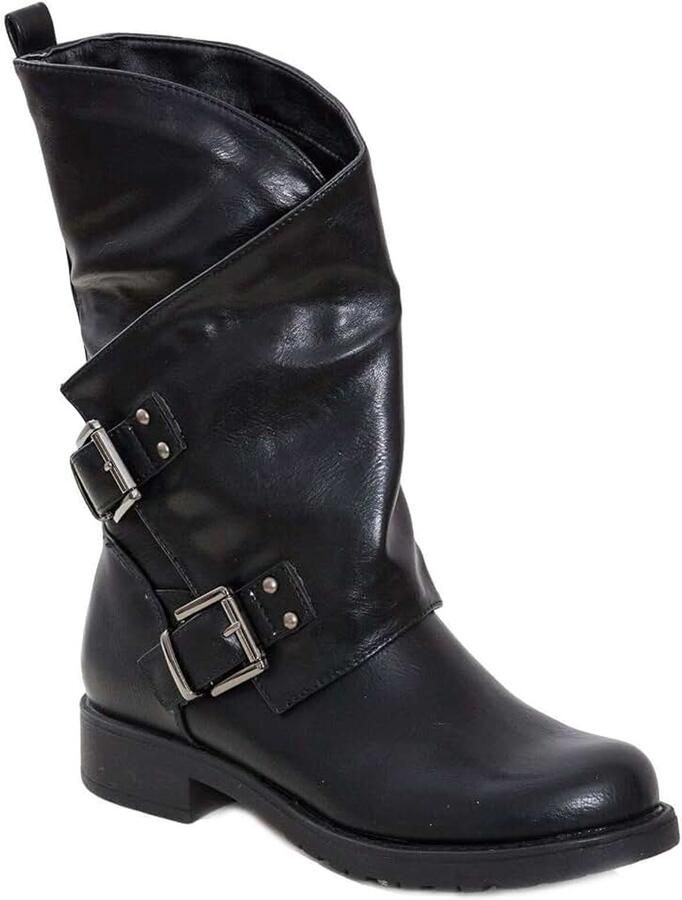Laarzen biker boots motorlaarzen gespen SA9907