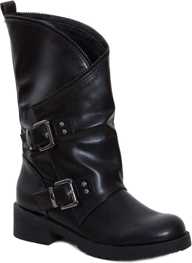 Laarzen biker boots motorlaarzen gespen SA9907