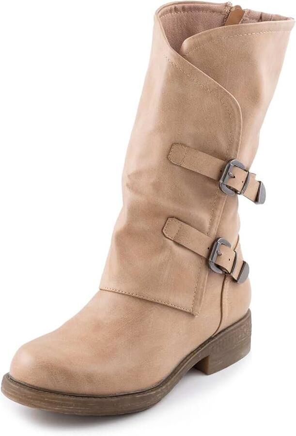 Laarzen bikerboots gespen motorrijders casual G620