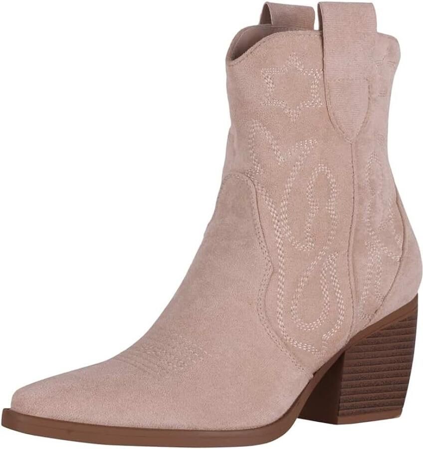 Laarzen Cowboy Laarzen Chunkyrayan DE326S Beige Suede