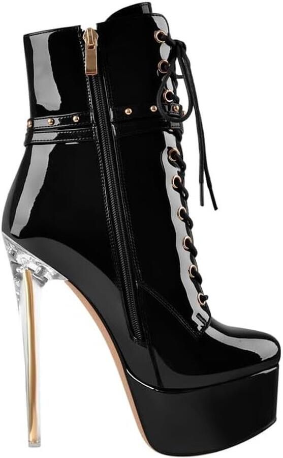 Laarzen dames stiletto enkellaarzen punk