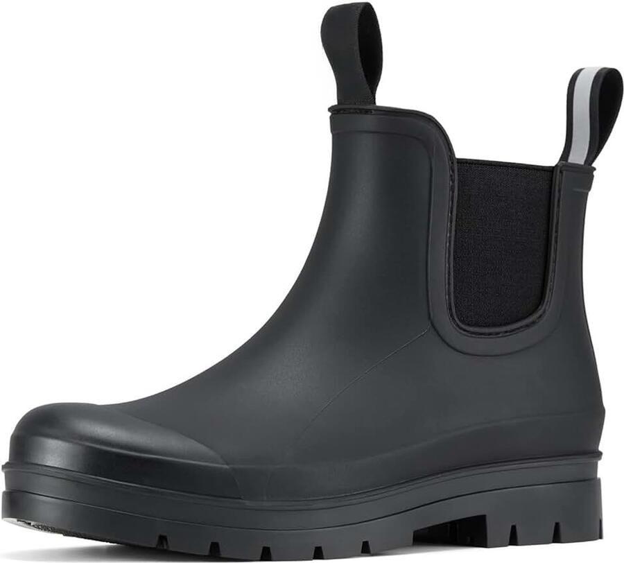 Laarzen Dames Wellington Laarzen Waterdichte Korte Laarzen Antislip Dames Chelsea Laarzen Rubberen Tuinschoenen Lichtgewicht Regenlaarzen voor Buitenactiviteiten