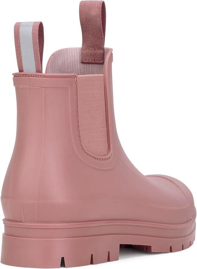 Laarzen Dames Wellington Laarzen Waterdichte Korte Laarzen Antislip Dames Chelsea Laarzen Rubberen Tuinschoenen Lichtgewicht Regenlaarzen voor Buitenactiviteiten
