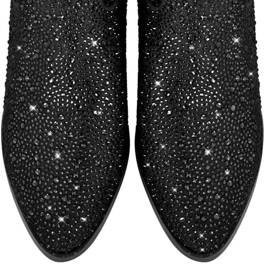 Laarzen Glitter Boots Western hak