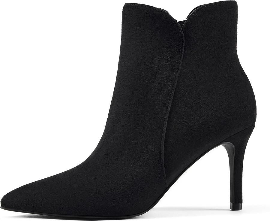 Laarzen hak sexy kant avondschoenen feestschoenen modieus ritssluiting aan de zijkant