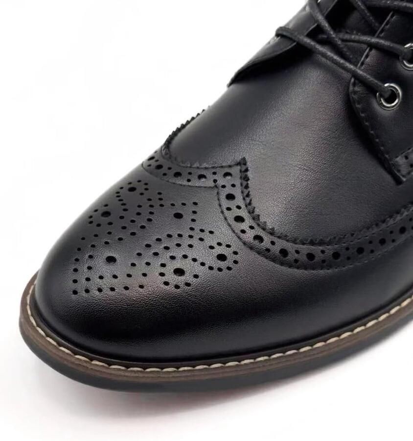 Laarzen Klassieke Brogue stijl Oxford Lace Up Dress Schoenen