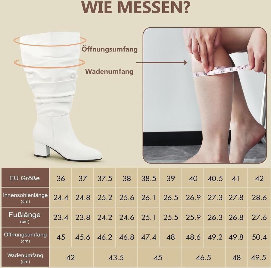Laarzen met Extra Brede Schacht Suède Slouchy Laarzen met Blokhak