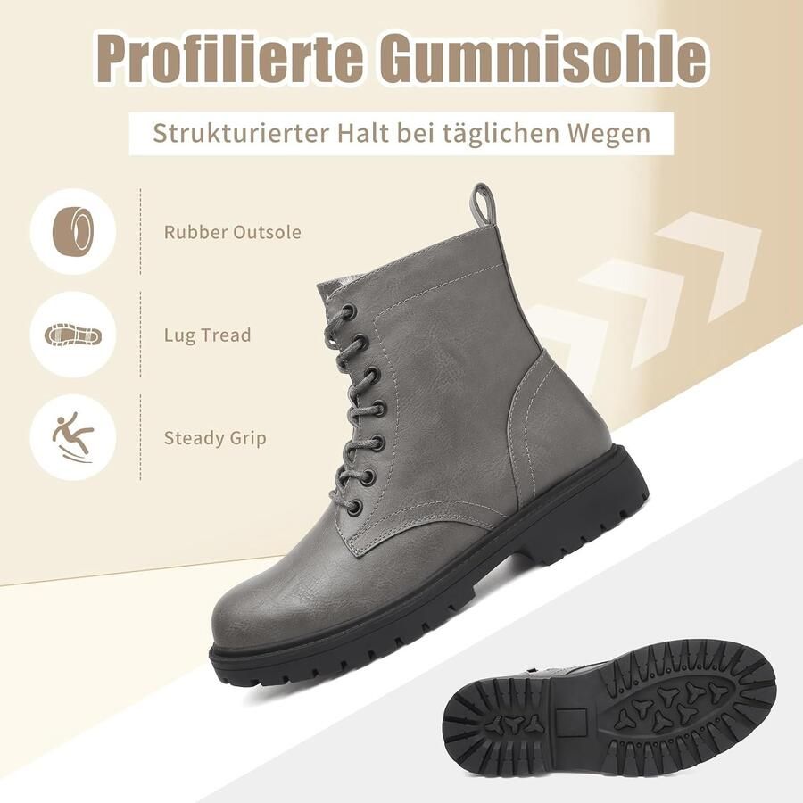 Laarzen met Rits Stiefeletten Enkellaarsjes Waterafstotend Antislip Veterlaarzen Comfortabele Casual Ankle Boots Warme