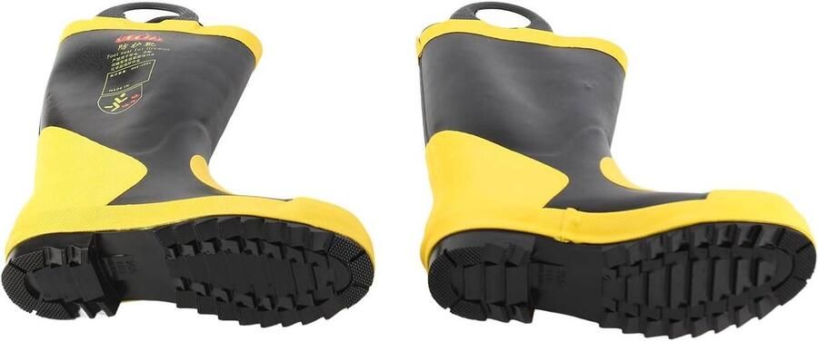 Laarzen met sterke rubberen zool voor brandweer werknemers en outdoor avonturen