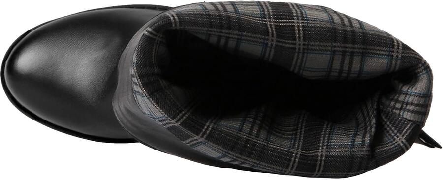 Laarzen Mid Kalf Wedge Hak Dunne Bont Gevoerd Suède Lederen Winter Schoenen