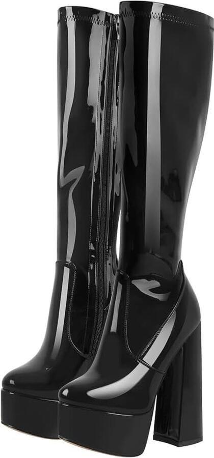 Laarzen Plateau Blokhak Boots