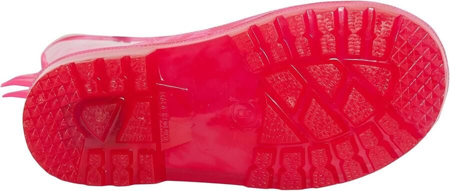 Laarzen Roze Dino Wellies of Eenhoorn met Handgrepen en Knipperende Lichten 3D Regenschoenen