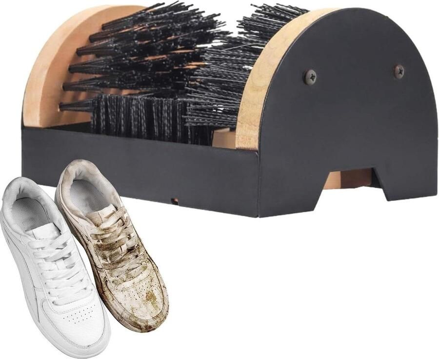 Laarzen Schraapborstel Modderborstel Schoenreiniger Buiten Schoenen Reinigen Robuust Metalen Frame 24.8 x