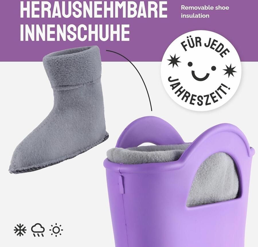 Laarzen van Lichtgewicht EVA Schuim Waterdichte Rubberen Laarzen met Antislip Zool en Hoge Schacht Voor Tuin Wandelen en Dagelijks Gebruik LA-CA