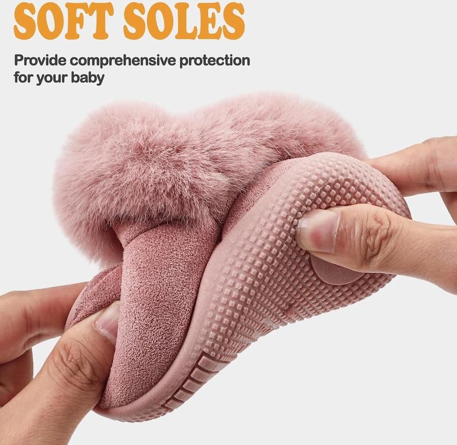 Laarzen voor baby's van sneeuwlaarzen outdoor warm met zachte antislip rubberen zool