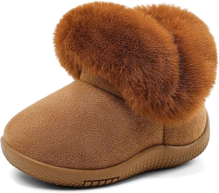 Laarzen voor baby's van sneeuwlaarzen outdoor warm met zachte antislip rubberen zool