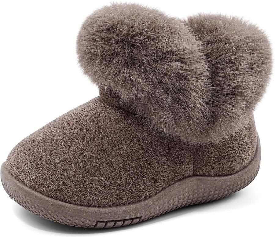 Laarzen voor baby's van sneeuwlaarzen outdoor warm met zachte antislip rubberen zool