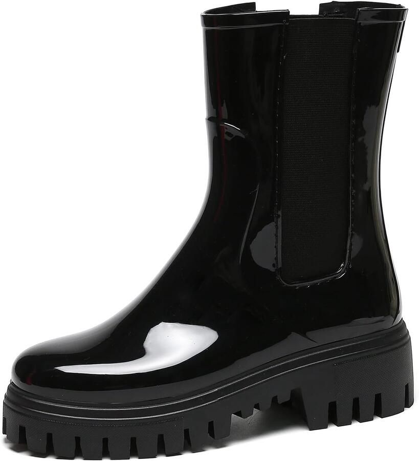 Laarzen voor dames waterdicht rubberen laarzen licht antislip Wellies regenlaarzen tuinlaarzen