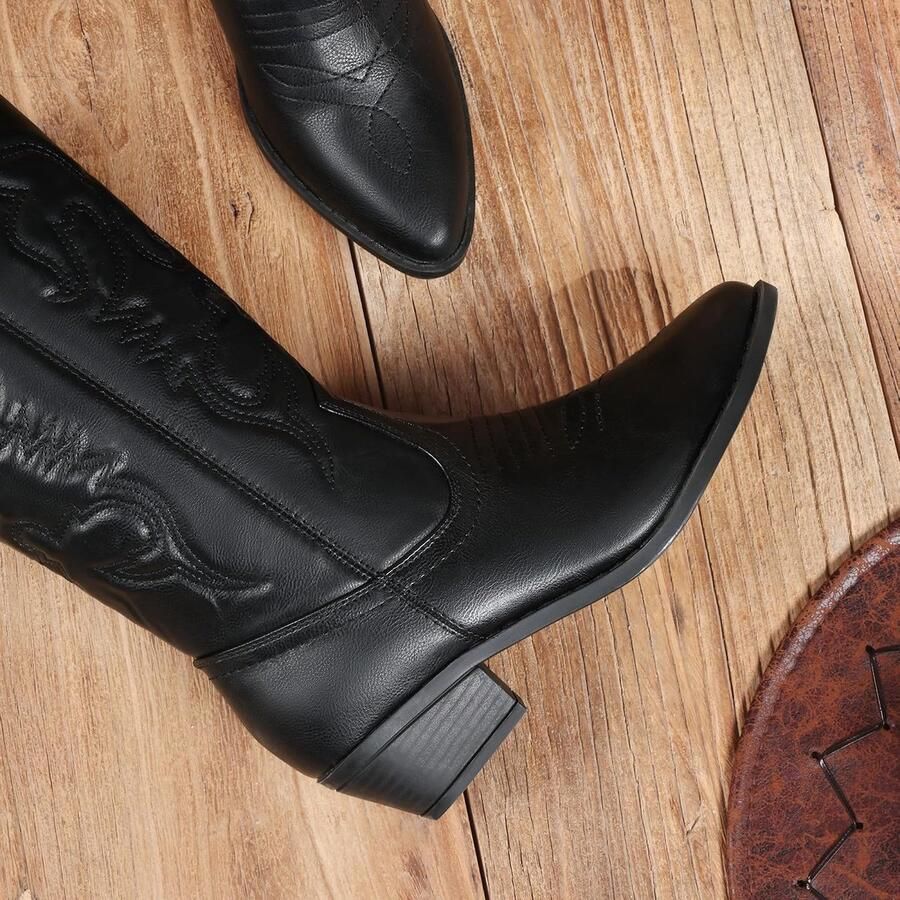 PAIRS Cowboy Boots voor dames cowboy boots voor dames zwart
