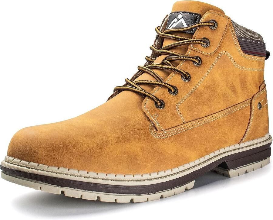 Laarzen voor heren duurzaam outdoor comfort met antislipzool gevoerd ondersteuning
