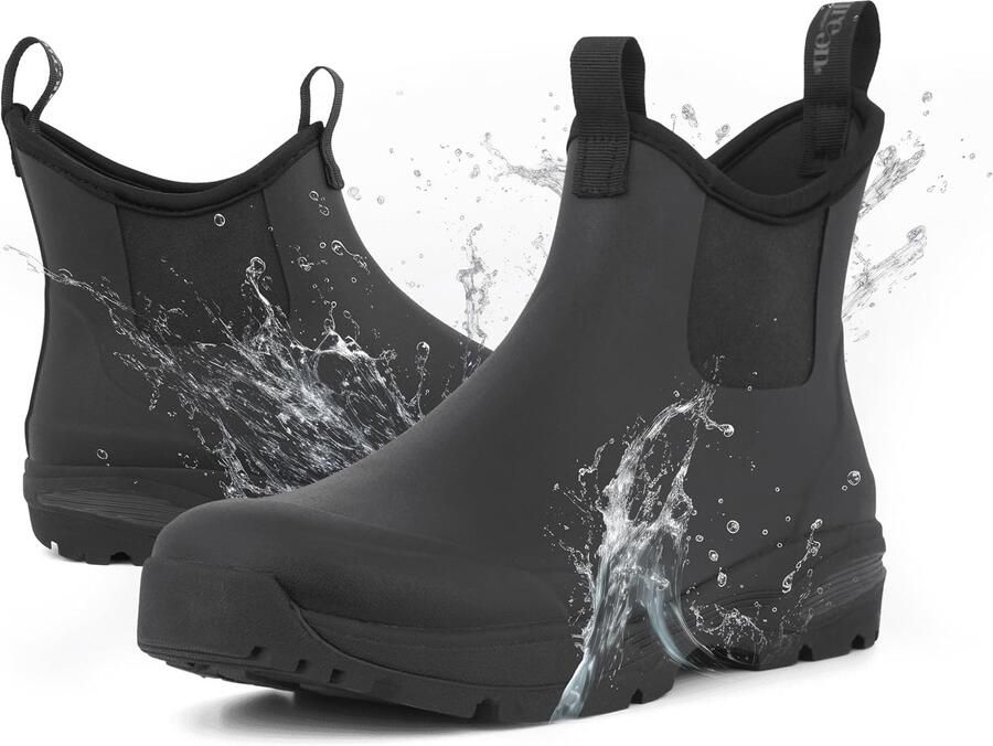 Laarzen voor heren in verschillende kleuren en maten ontworpen in Denemarken van hoogwaardige materialen waterdichte korte rubberen laarzen voor