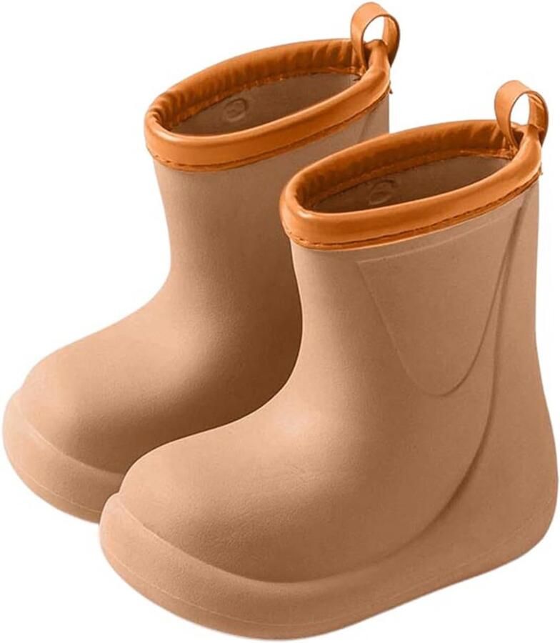 Laarzen voor kinderen baby antislip regenlaarzen voor kinderen effen kleur laarzen en enkellaarzen voor en winter rubberen laarzen waterdichte schoenen