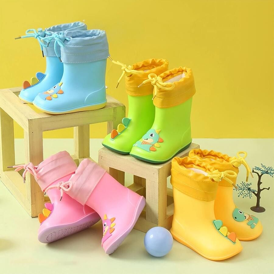 Laarzen voor kinderen baby regenlaarzen voor kinderen cartoon rubberen laarzen antislip waterlaarzen lente herfst laarzen en enkellaarzen waterdichte