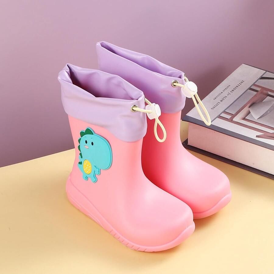Laarzen voor kinderen baby regenlaarzen voor kinderen cartoon schattig rubberen laarzen antislip voor en waterdichte schoenen rubberen