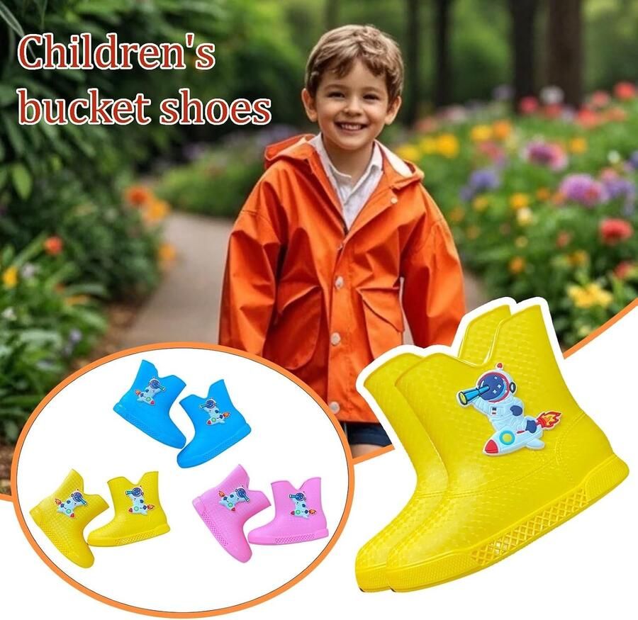 Laarzen voor kinderen baby regenlaarzen voor kinderen cartoon schattig waterdicht antislip rubberen laarzen en laarzen