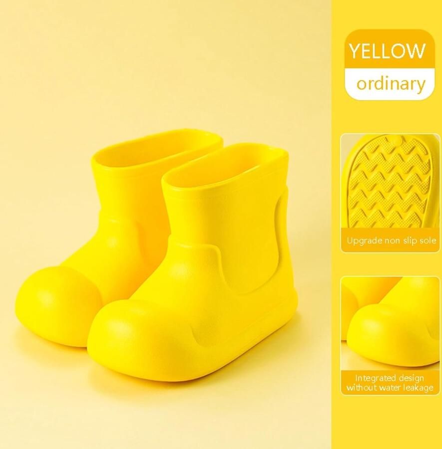 Laarzen voor kinderen baby regenlaarzen voor kinderen cartoon schattige laarzen en enkellaarzen voor en antislip rubberen laarzen waterdichte schoenen