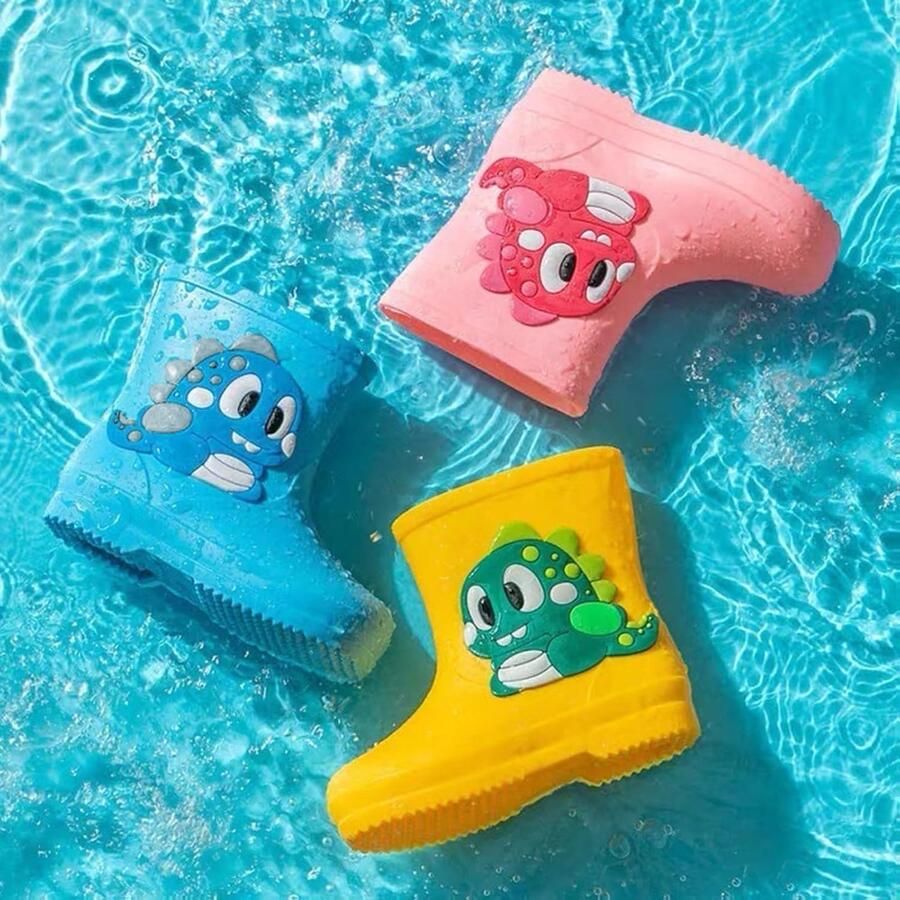 Laarzen voor kinderen cartoon regenlaarzen kinderen baby antislip rubberen laarzen en enkellaarzen waterdichte schoenen waterboot lente