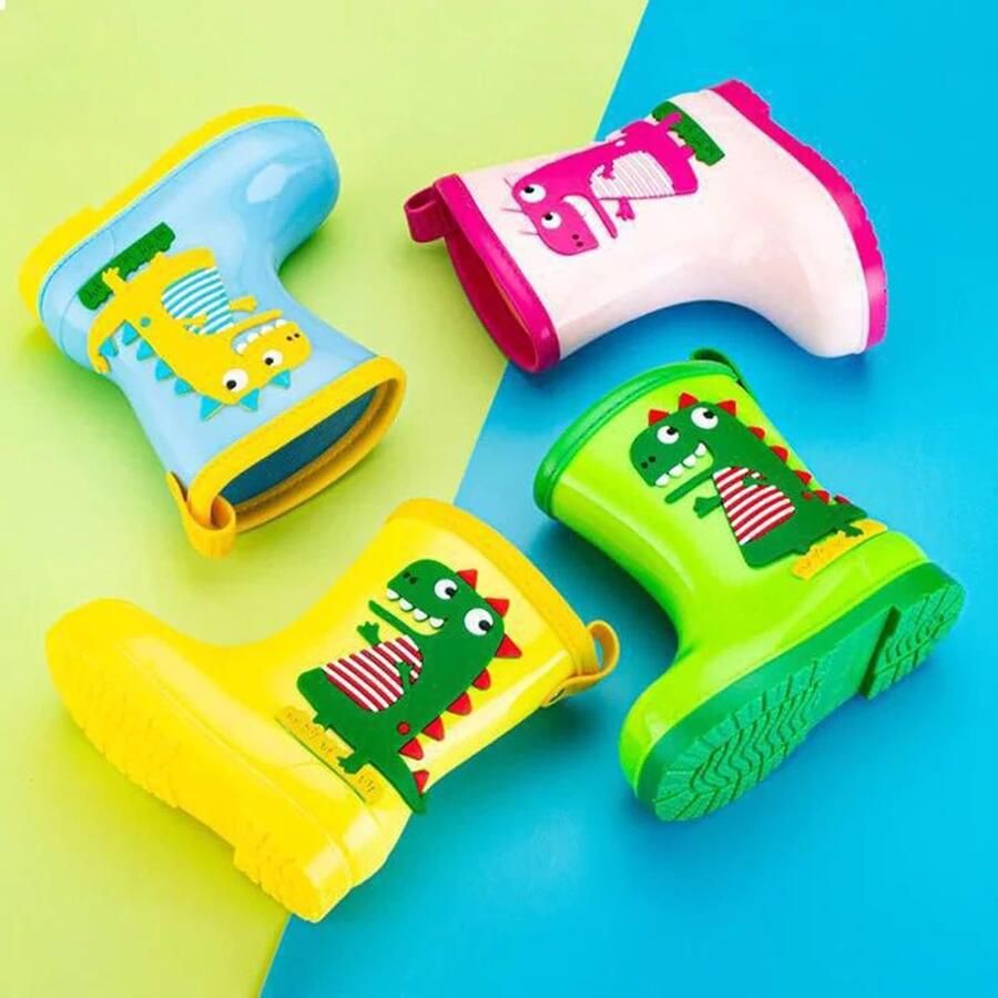 Laarzen voor kinderen cartoon regenlaarzen kinderen baby waterdichte schoenen antislip waterlaarzen lente herfst rubberen laarzen