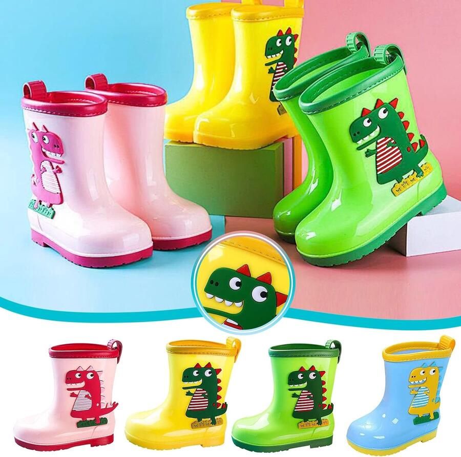 Laarzen voor kinderen cartoon regenlaarzen kinderen baby waterdichte schoenen antislip waterlaarzen lente herfst rubberen laarzen