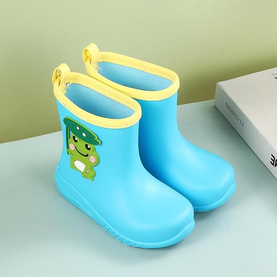 Laarzen voor kinderen cartoon schattig regenlaarzen kinderen baby antislip rubberen laarzen en enkellaarzen waterdichte schoen