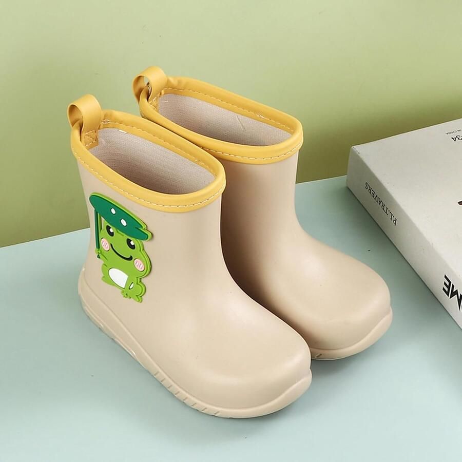 Laarzen voor kinderen cartoon schattig regenlaarzen kinderen baby antislip rubberen laarzen en enkellaarzen waterdichte schoen