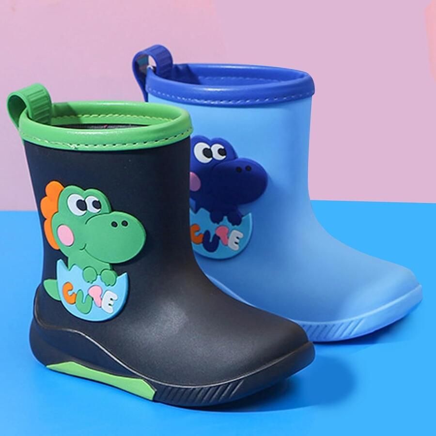 Laarzen voor kinderen cartoon schattig regenlaarzen kinderen baby antislip rubberen laarzen en enkellaarzen waterdichte schoen